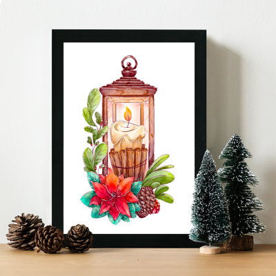 Decorative Framed MDF Painting