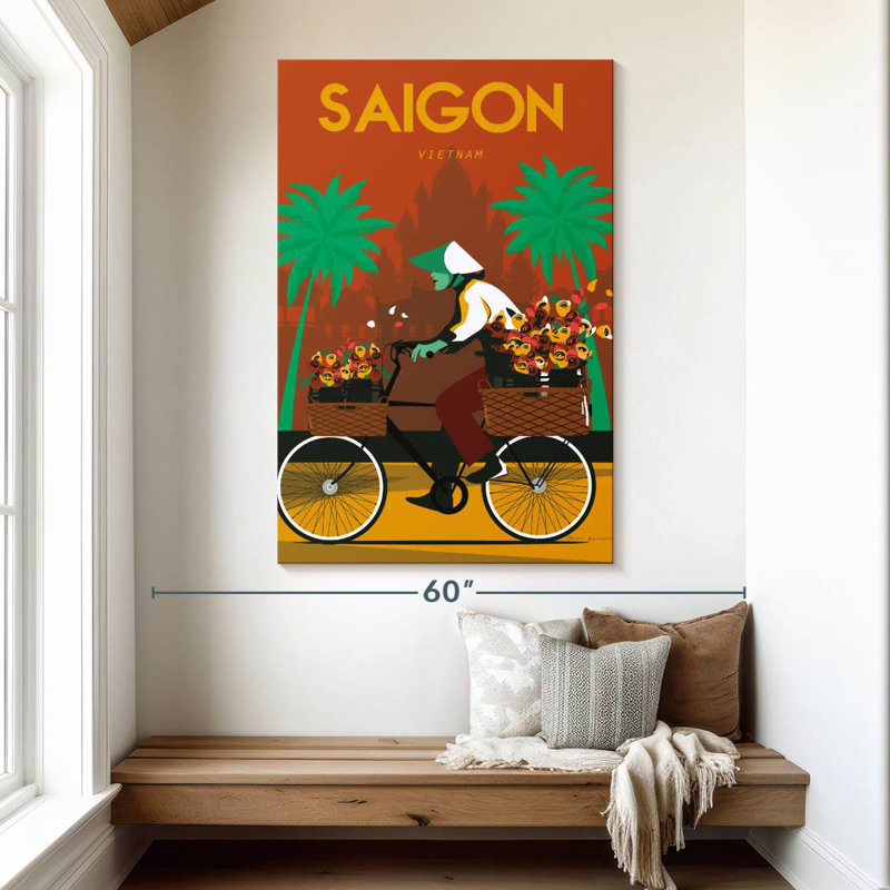 Aime Saïgon, H 51 po x l 34 po