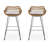 Endicott Wicker Outdoor 30'' Bar Stool with Cushion-1345957558