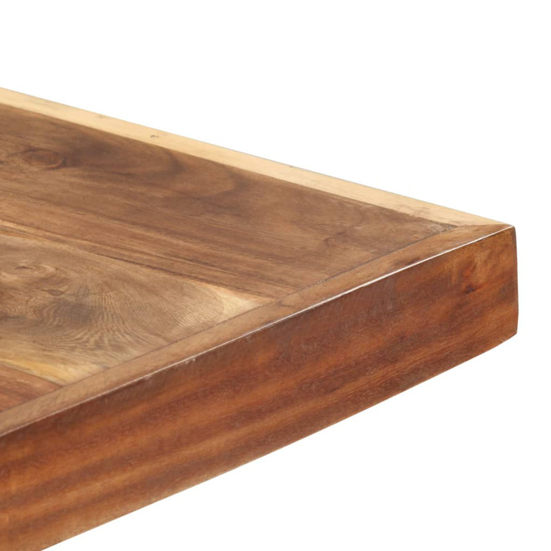 Heaven Solid Wood Top Metal Base Dining Table