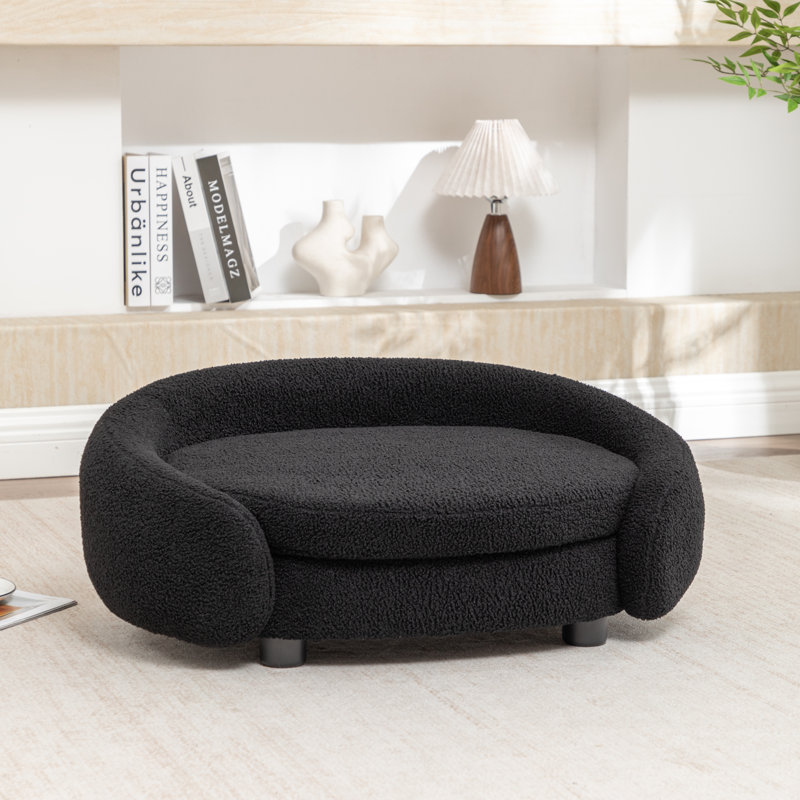 Lit pour chien Malcolm Elegant Rectangle, Noir
