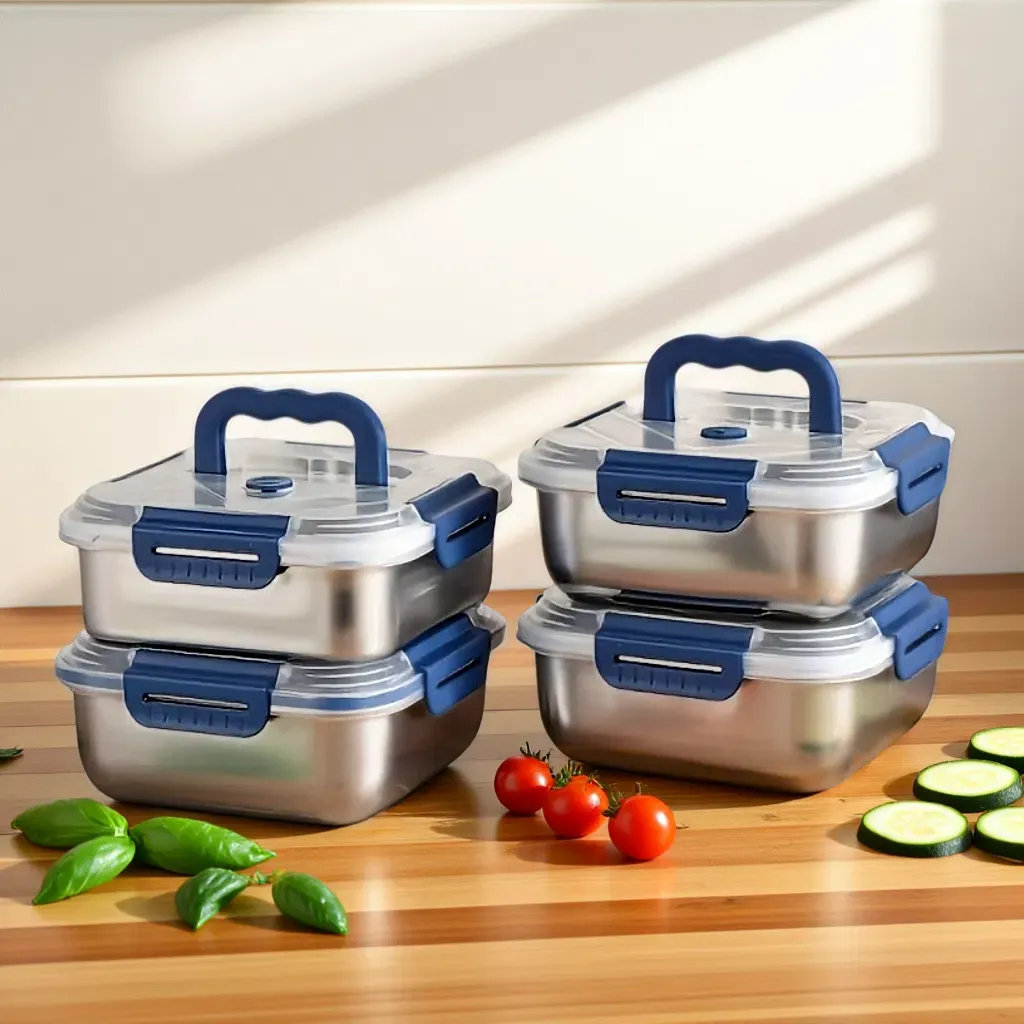 Wrought Studio Extra-large Stainless Steel Food Storage Containers With ...