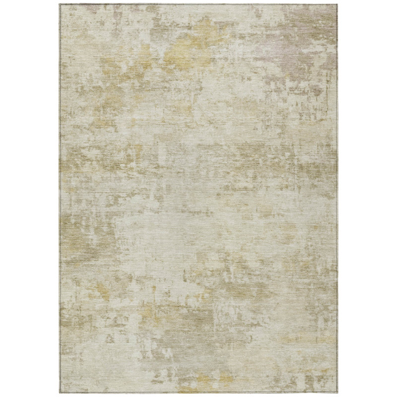 Machine Washable Indoor/Outdoor Mainor ACN2371 Abstract Rug, Rectangle 5' x 7'6"