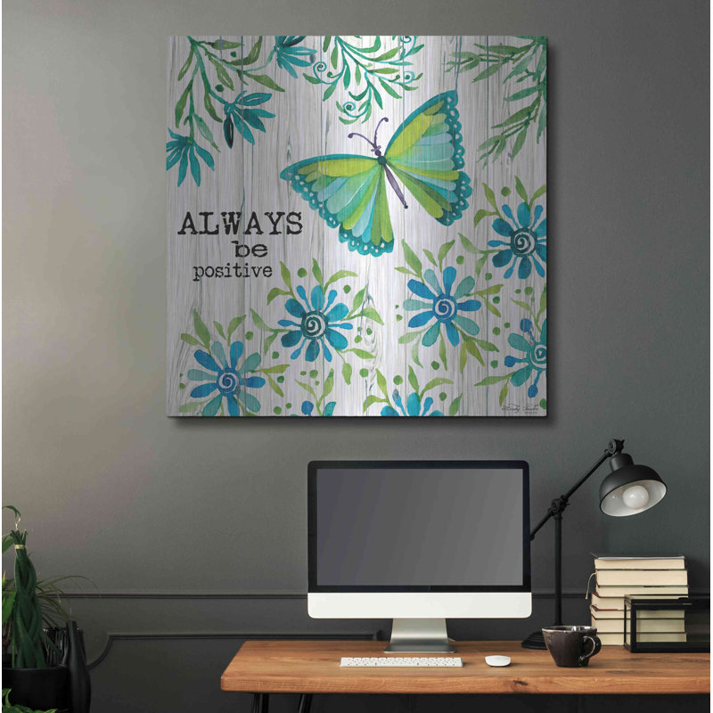 «Always Be Positif» par Cindy Jacobs, H 36 po x l 36 po