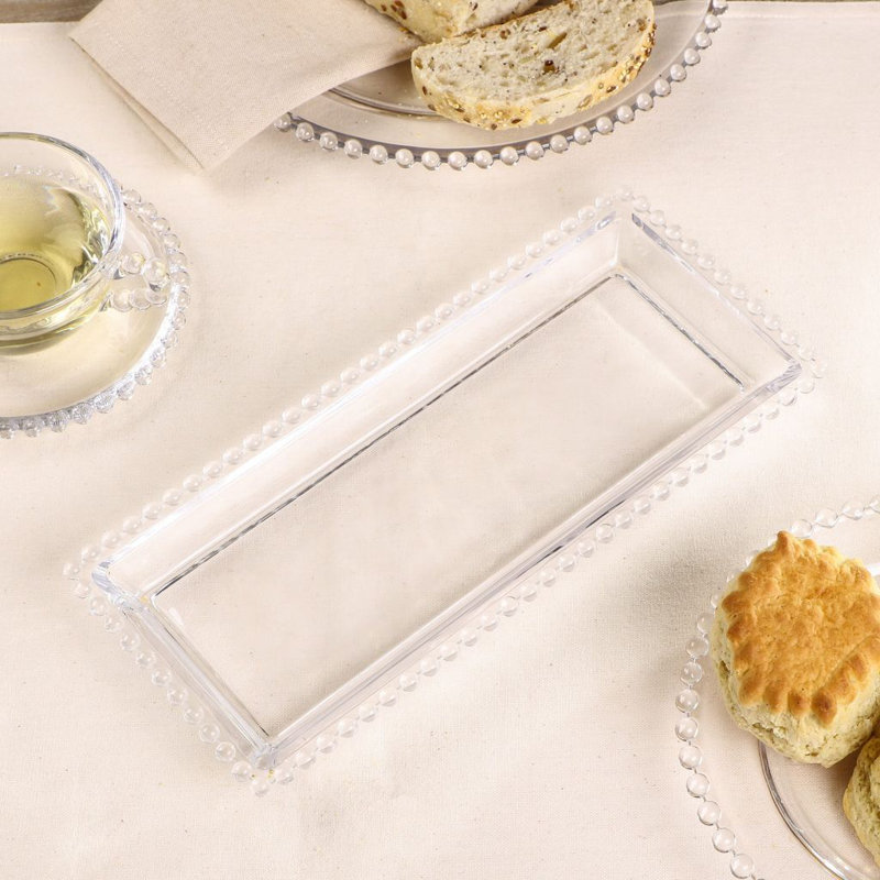 Mercer41 Savino Crystal Glass Platter
