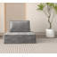 Canapé modulaire moderne modulaire simple avec coussin de dossier amovible, idéal pour les petits espaces et polyvalent dans les salons et les appartements