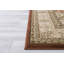 Harpersville Oriental Area Rug in Brown/Ivory