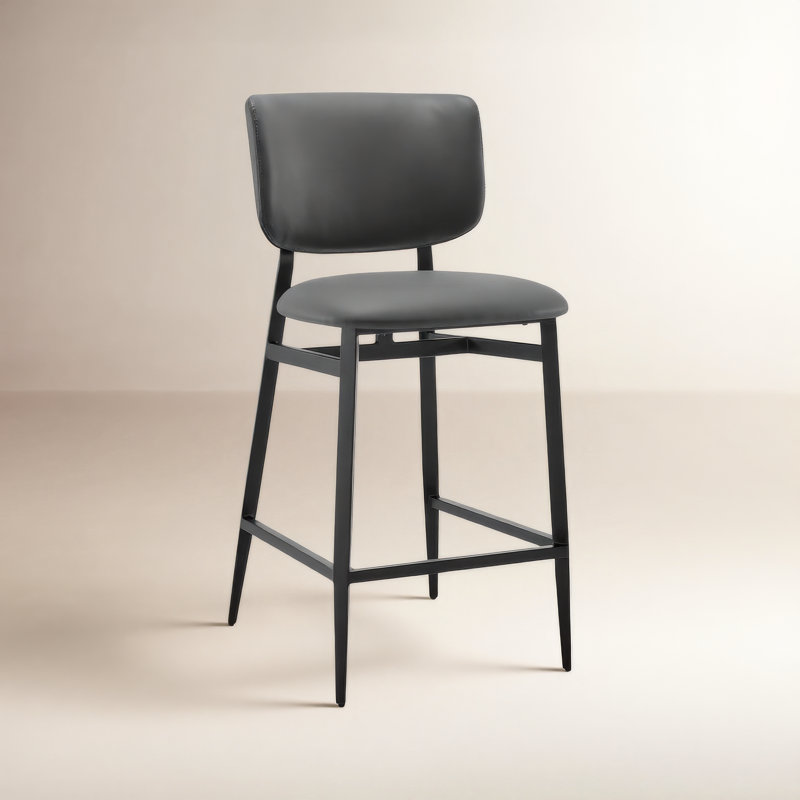 Inola Upholstered Counter Stool with Metal Frame