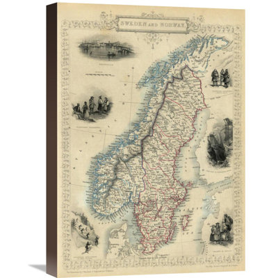 " Sweden And Norway, 1851 " by R.M. Martin