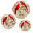 3 Piece LED Cardinal Globe Set