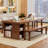 Walnut Rectangular Solid Wood desks-107225688-107225690