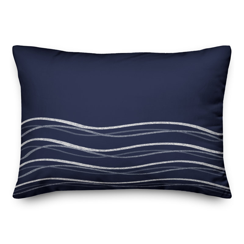 Coussin Striped, Marine