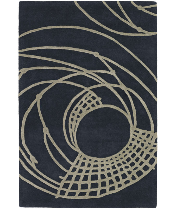 Lefferts Wool Abstract Indoor Rug, 5' x 7'6"