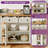 Rolling Kitchen Cart Island with 2 Drawers-691320099