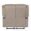 Causeuse transitionnelle en tissu de microfibre