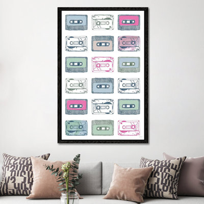 Cassettes - Print on Canvas