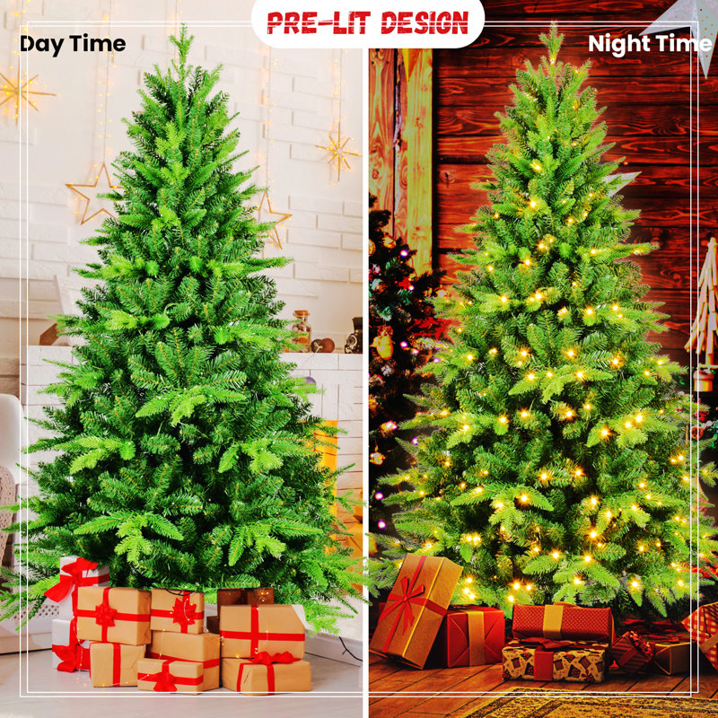 Arbre de Noël illuminé 7 pi, 7'