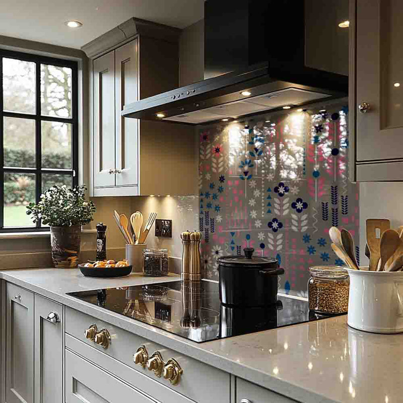 Selection Of Flowers Splash Back, 75cm L x 60cm W