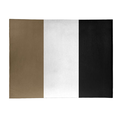 Tapis doré/noir