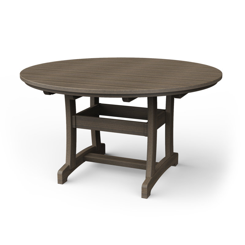 Table de salle à manger Stella, H 54 po x l 54 po x P 54 po, Gris côtier