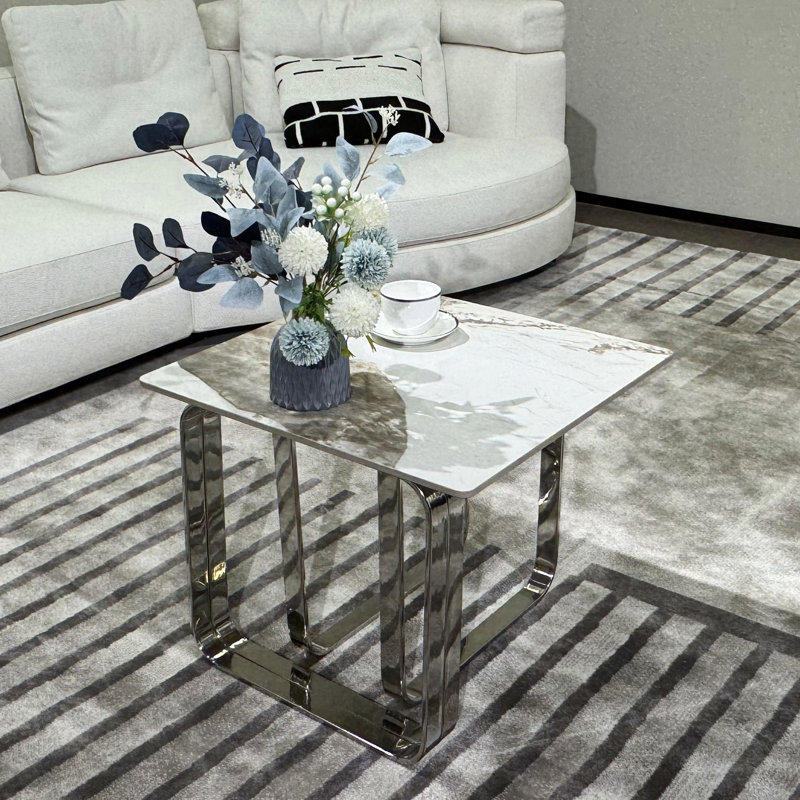 Khamyla Coffee Table, Silver
