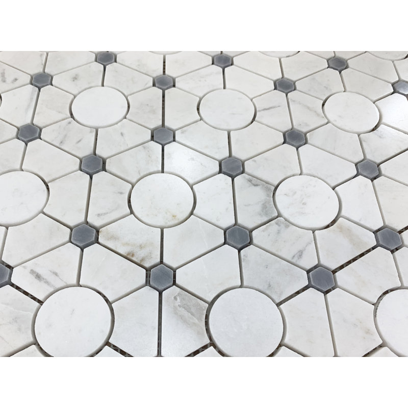 1" x 1" Marble Novelty Mosaic Wall & Floor Tile