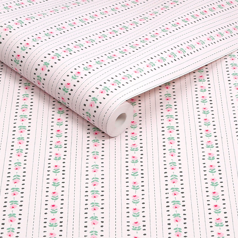 Papier peint rose Cath Kidston