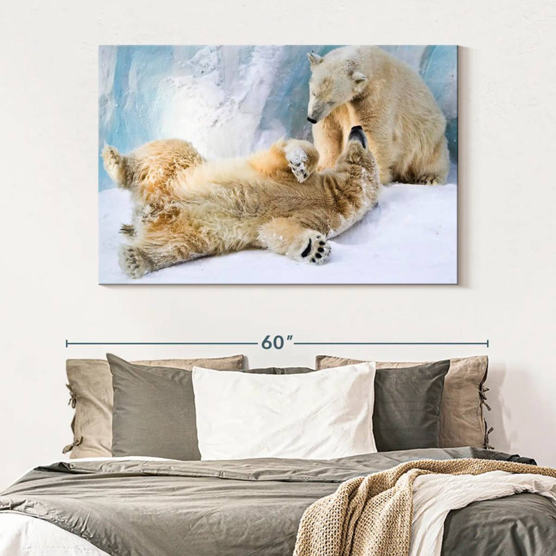 Brampt Polar Bears, 34" H x 51" W