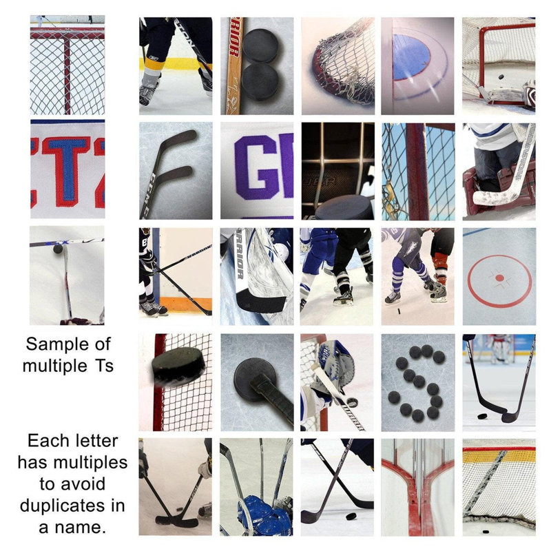 Hockey nom art - cadeau de sport personnalisé, Oui