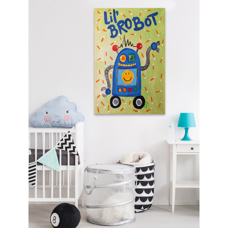 «Lil Brobot», reproduction sur toile tendue, H 18 po x l 12 po x P 1,5 po