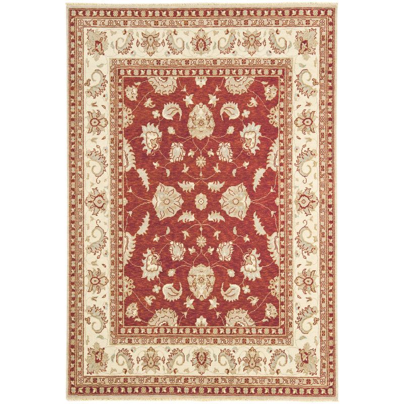 Ferrero Wool Red/Brown Rug, Rectangle 130 x 190cm