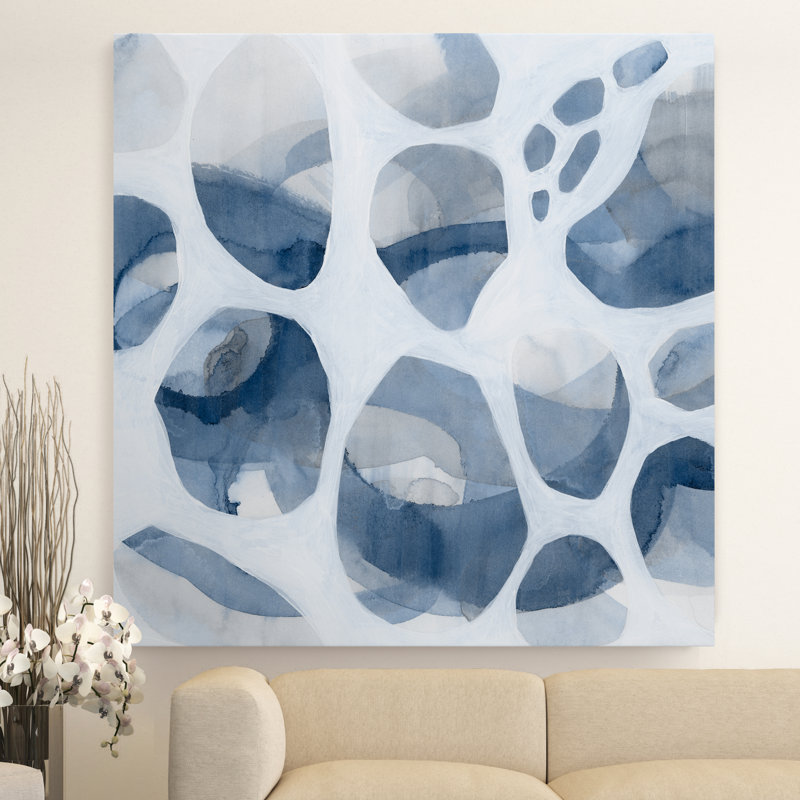 « lacuna ii », reproduction d’art sur toile, H 10 po x l 10 po x P 1,5 po, Toile tendue