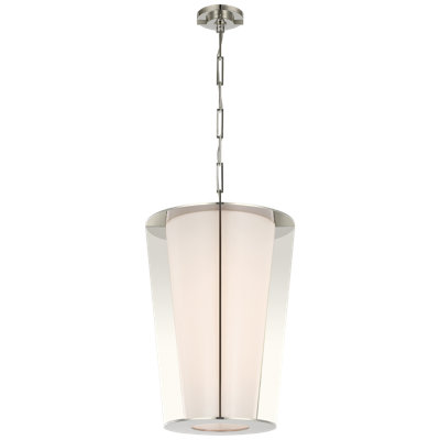 Barbara Barry Phinn 18" Lantern with White Glass