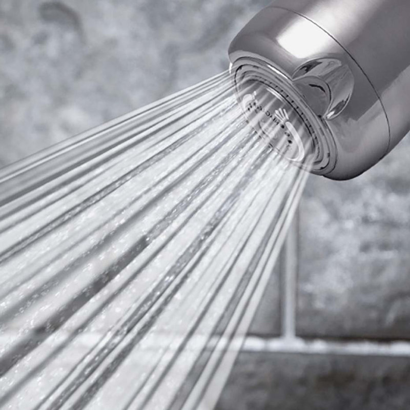 Brushed Nickel Adjustable Wall Mounted Shower Head