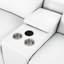 Canapé modulaire en L en cuir véritable 5 pièces WHITE avec 1 fauteuil inclinable électrique et appuie-tête réglables WHITE-133630832