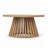 Outdoor Acacia Wood Patio Coffee Table, Round Coffee Table For Backyard, Lawn, Balcony,Teak Finish-1779004827