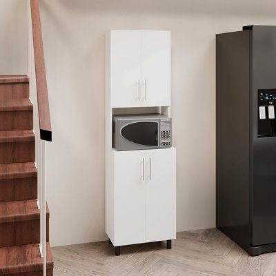 Garde-manger, 4 portes, 4 tablettes
