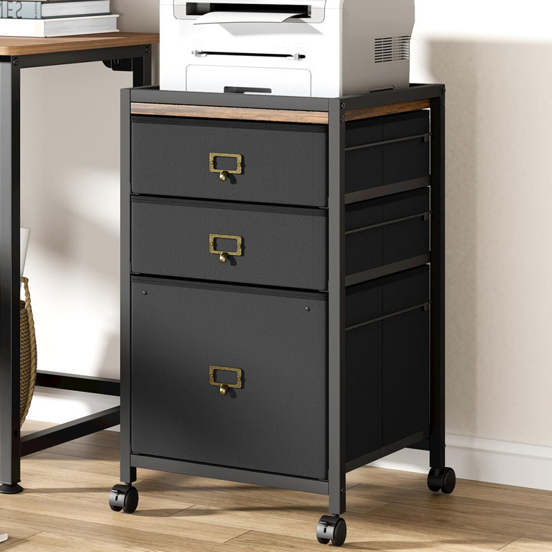 Candias 15.7'' Wide 3 -Drawer File Cabinet