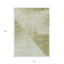 Tapis extérieur lavable abstrait vert sauge et artichaut 3 pi x 5 pi