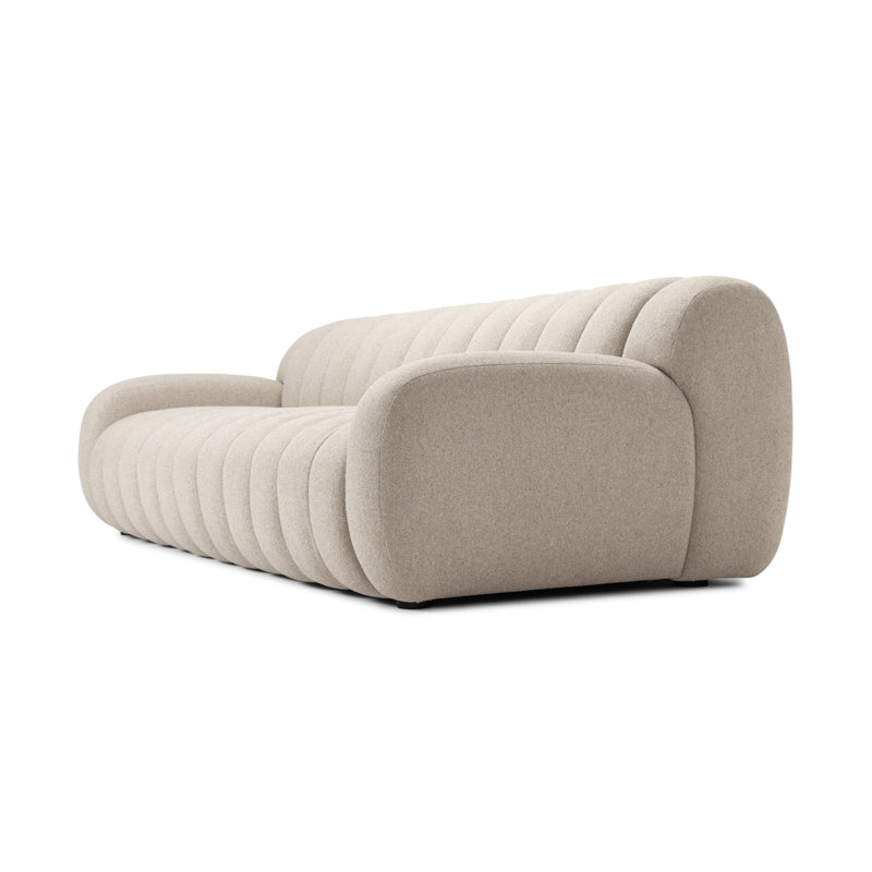 Carina Sofa, Weslie Flax Performance Textured Weave