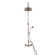 Exposed Thermostatic Shower System 36" Wall Mounted with 1.75 GPM Handshower and Lever/Cross Handles