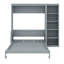 Lit escamotable avec bureau intégré et bibliothèque intégrée-2053110532