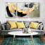 Ensemble de 3 peintures sur toile encadrées