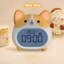 Digital Electric Alarm Tabletop Clock Yellow