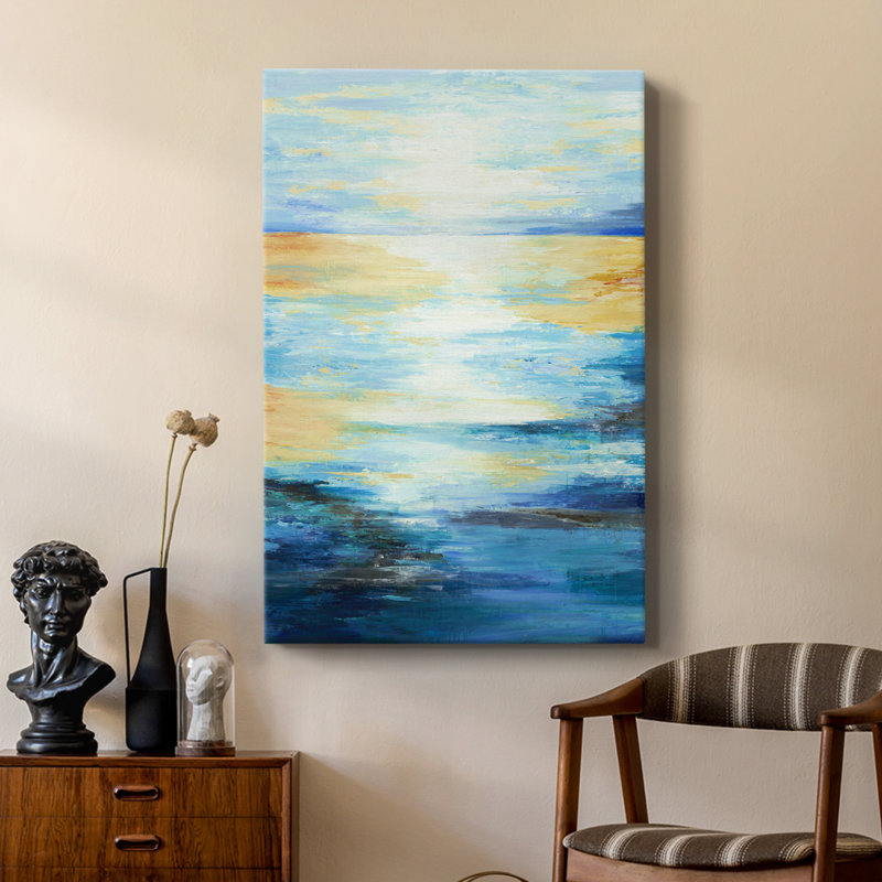 Loin au loin - galerie Cavas sur mesure, H 18 po x l 12 po