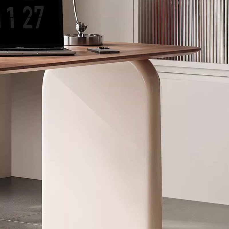 Durable Lacquered Storage Cabinet Desk