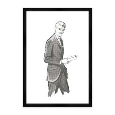 Mid Century Teen Model Print