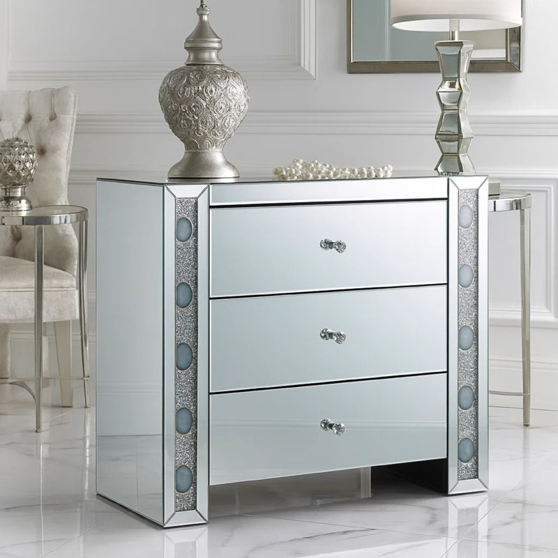 Commode décorative 3 tiroirs Lathrop