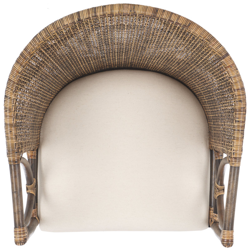 Fauteuil demi-tonneau en coton 22,25 po Bungalo
