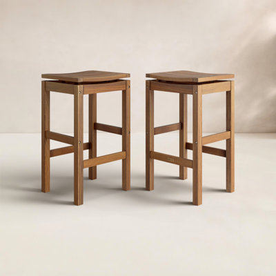 Tucker Eucalyptus Outdoor Stool